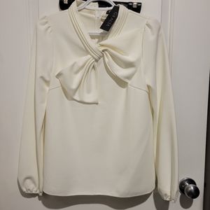 Classic white bow top